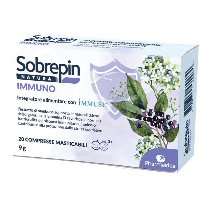 Pharmaidea Sobrepin - Natura Immuno Integratore Alimentare 20 compresse masticabili