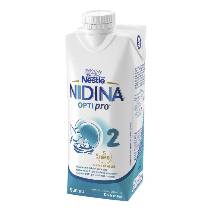 Nestlé Nidina Optipro 2 Latte di Proseguimento Liquido 500 ml