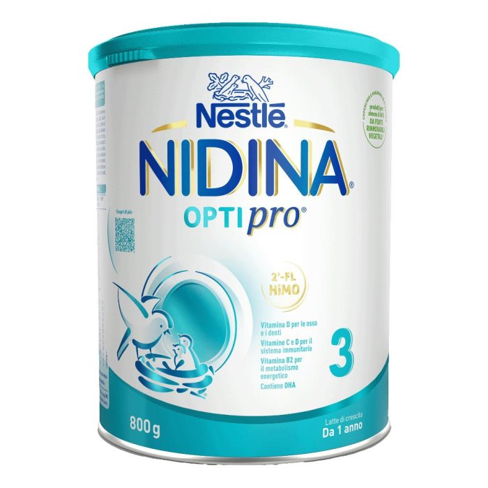 Nestlé Nidina Optipro 3 Latte in Polvere per Bambini da 12 Mesi 800 g