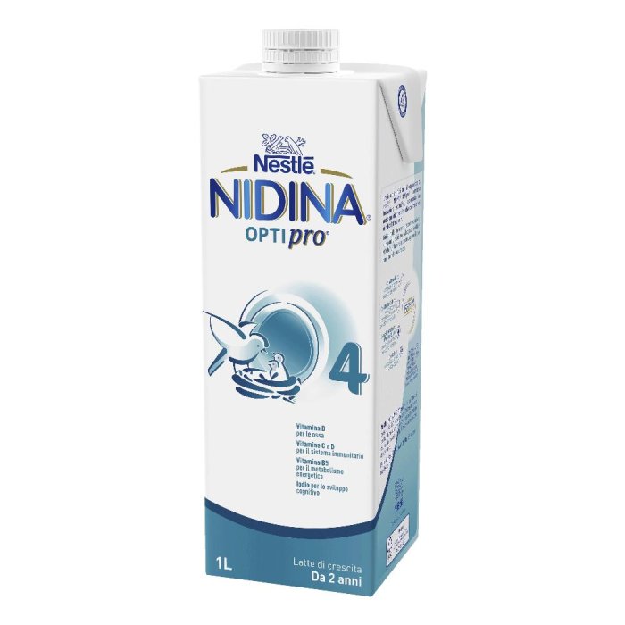 Nidina Optipro 4 liquido 1 L - latte di crescita per bambini dai 2 anni