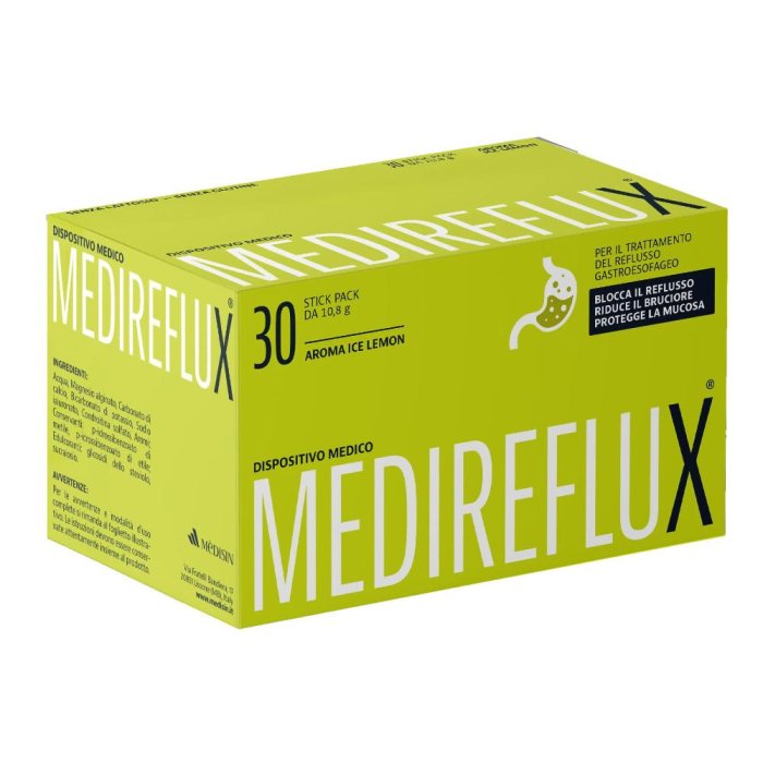 Medireflux 30 stick - dispositivo medico per reflusso e bruciore di stomaco