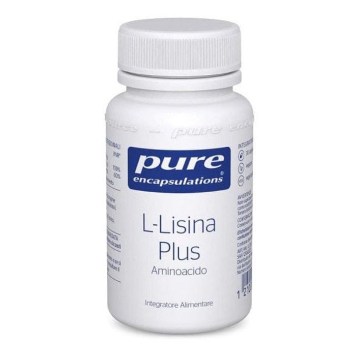 Pure Encapsulations L-Lisina 30 capsule - integratore di L-lisina pura