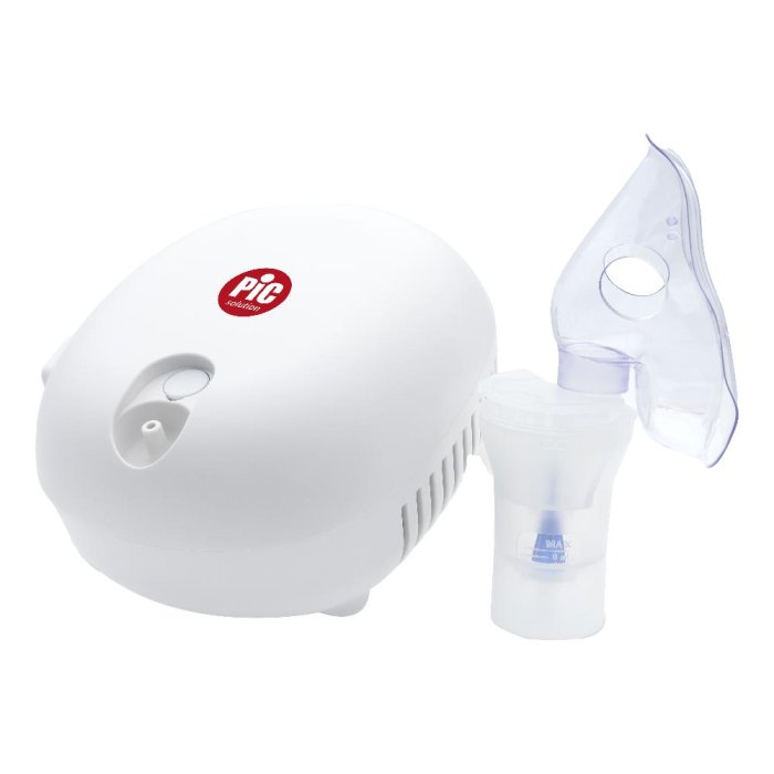 Aerosol Pic Aircube 2 a Pistone Compatto e Silenzioso per Terapia Inalatoria per Bambini e Adulti