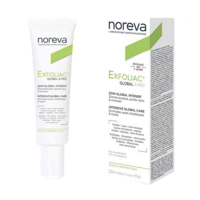 Exfoliac Global X Pro Crema Viso Anti Imperfezioni per Pelle Grassa e a Tendenza Acneica