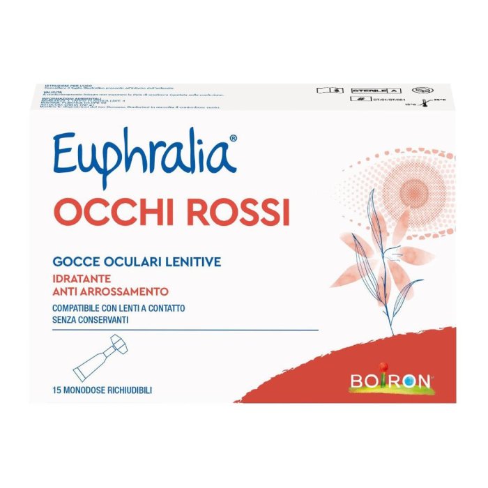 Boiron Euphralia - Occhi Rossi Gocce Oculari Lenitive 15 monodose