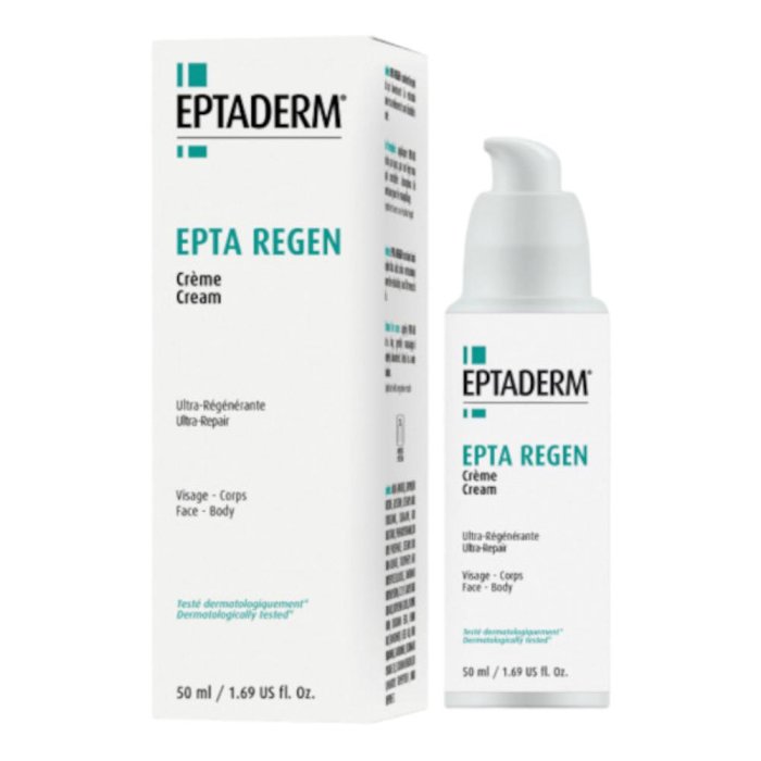 Epta Regen crema 50 ml - crema viso rigenerante per pelli secche e sensibili
