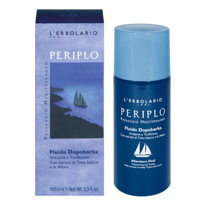 Periplo Fluido Dopobarba Uomo 100 ml Lenitivo e Rinfrescante Dopo Rasatura