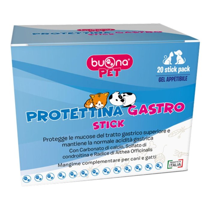 Protettina Gastro Stick Integratore per il Benessere dello Stomaco 20 Stick Orali
