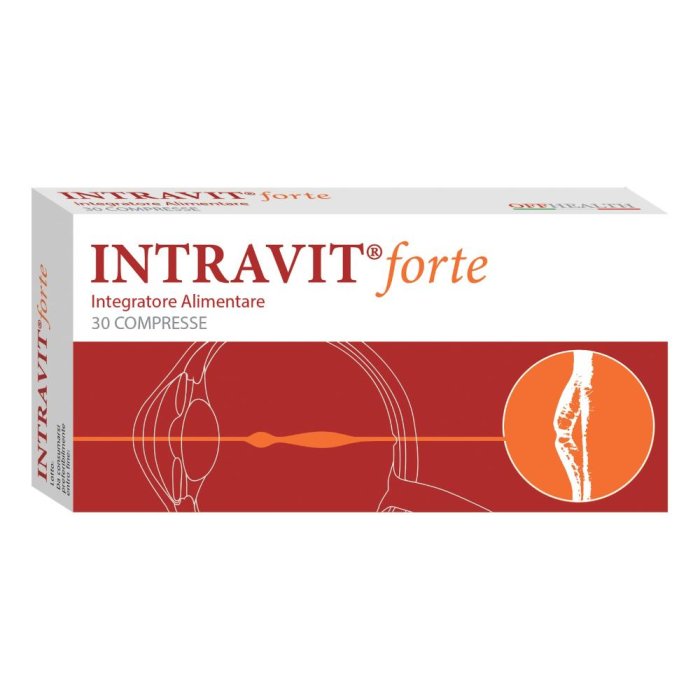 Intravit Forte 30 Compresse Integratore Multivitaminico e Minerale per Stanchezza e Affaticamento