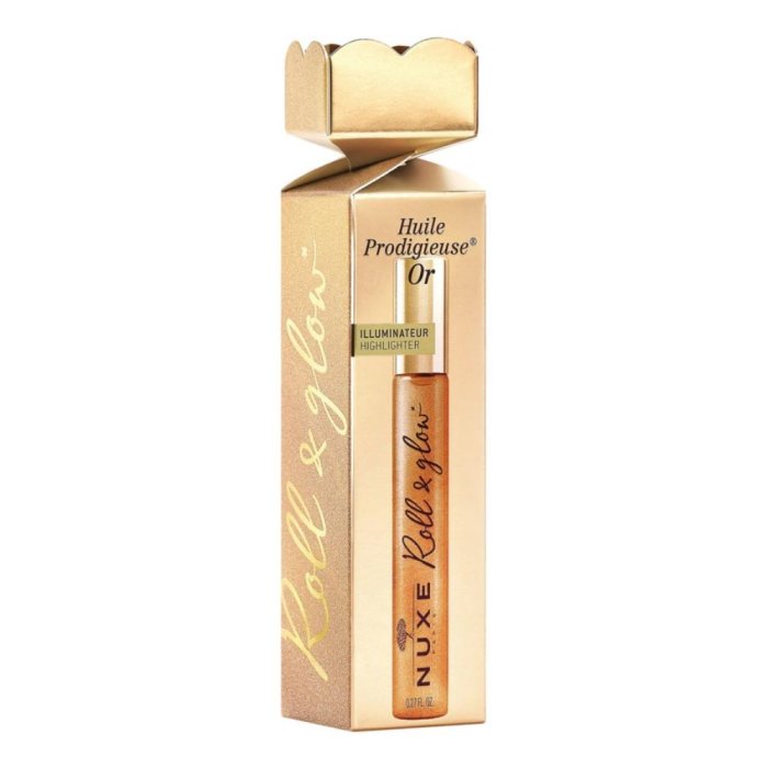 Nuxe Cracker Huile Prodigieuse Or roll on and glow 8 ml