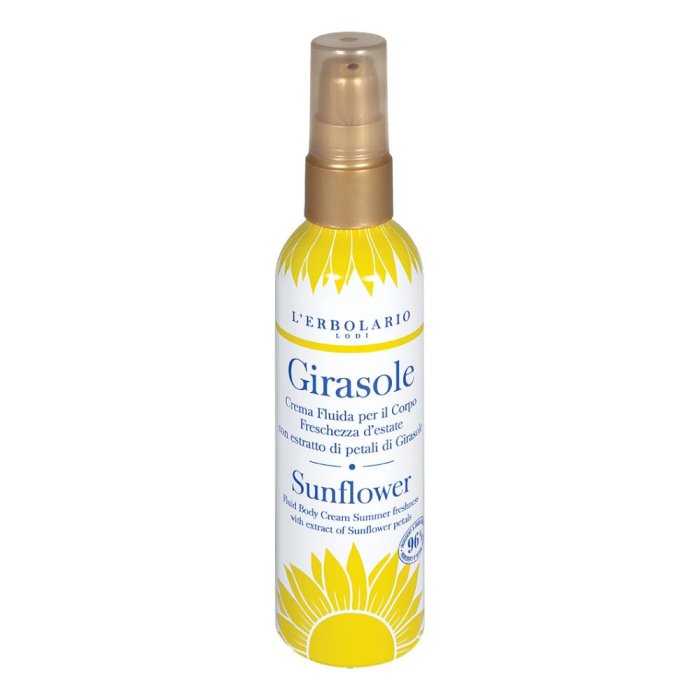 Crema Fluida al Girasole Idratante e Nutriente per il Corpo 100 ml