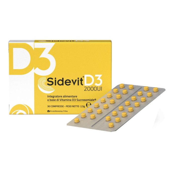 Sidevit D3 2000 UI 30 compresse - integratore di vitamina D3