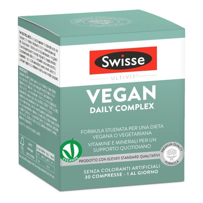 Swisse Vegan Daily Complex Integratore per Vegani 30 Compresse