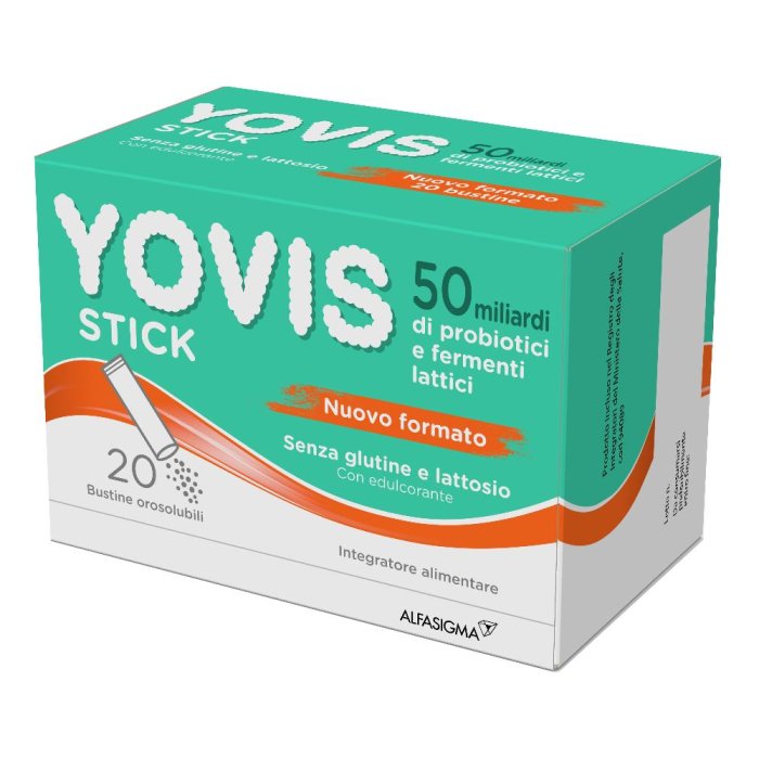 Yovis - Integratore Alimentare con Probiotici e Fermenti Lattici Vivi 20 stick