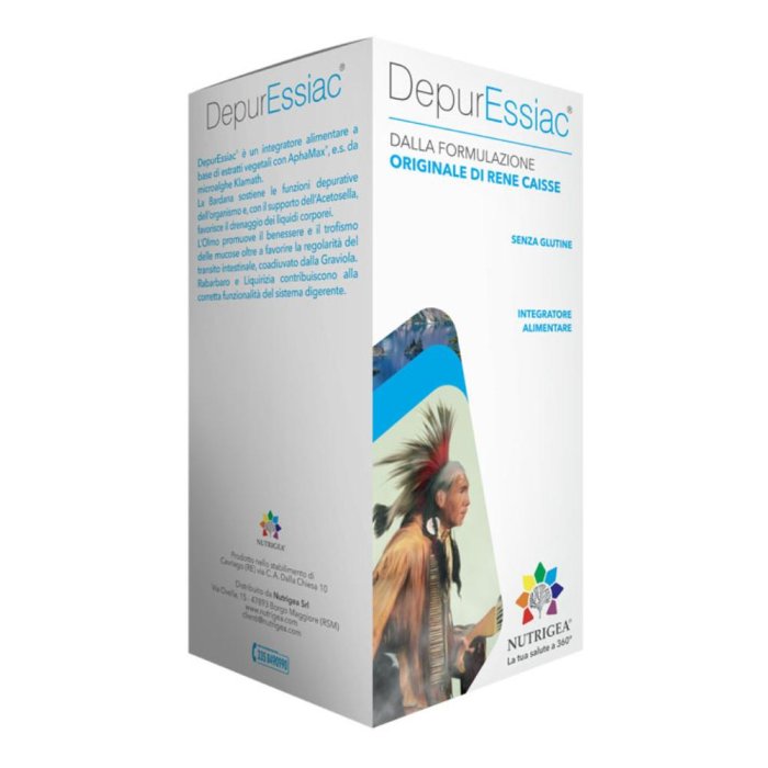 Depuressiac Nutrigea Integratore Depurativo Liquido Senza Glutine 200 ml per Fegato e Drenaggio Tissutale