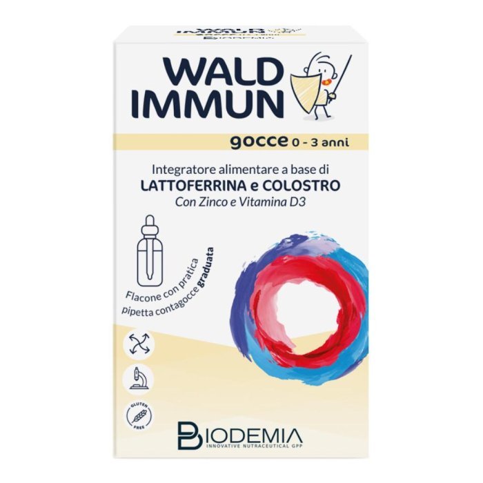 Waldimmun gocce 0-3 anni 20 ml - integratore immunostimolante pediatrico