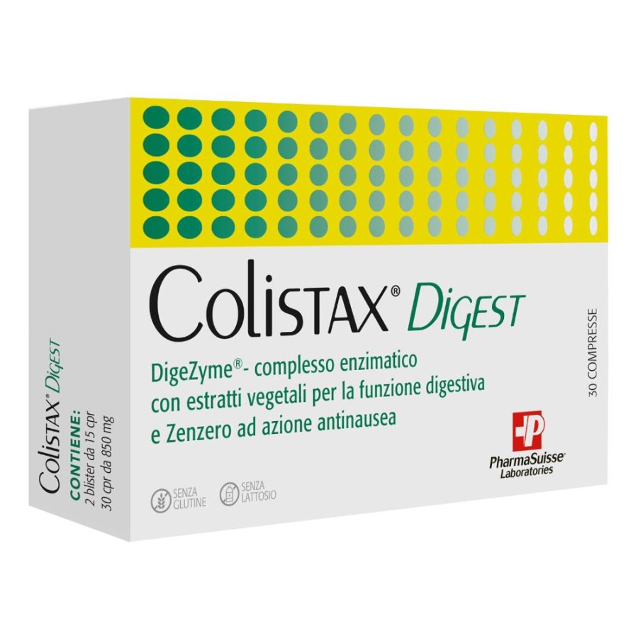 Colistax Digest 30 compresse - integratore per digestione e benessere epatico Colistax Digest 30 compresse - integratore per digestione e benessere epatico