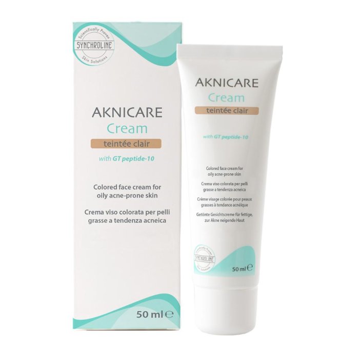 Aknicare Cream Teintee Clair - crema viso colorata per pelle acneica