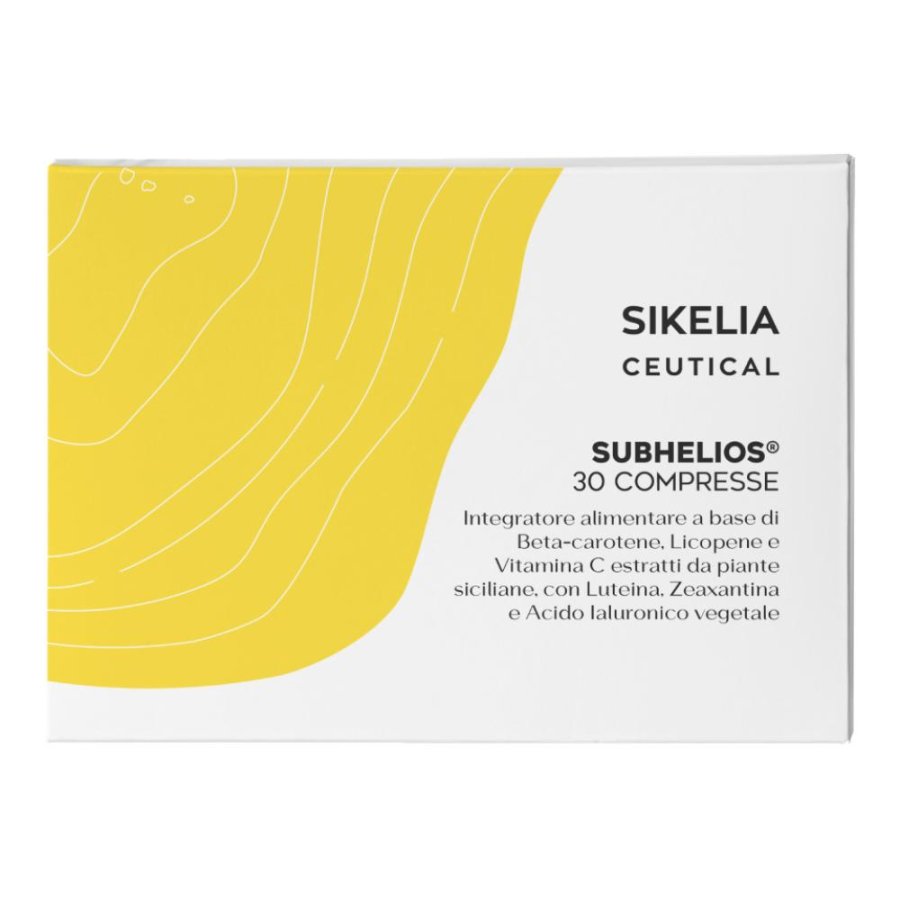 Subhelios Integratore per la Protezione della Pelle dal Sole 30 Compresse Fotoprotettive Antiossidanti