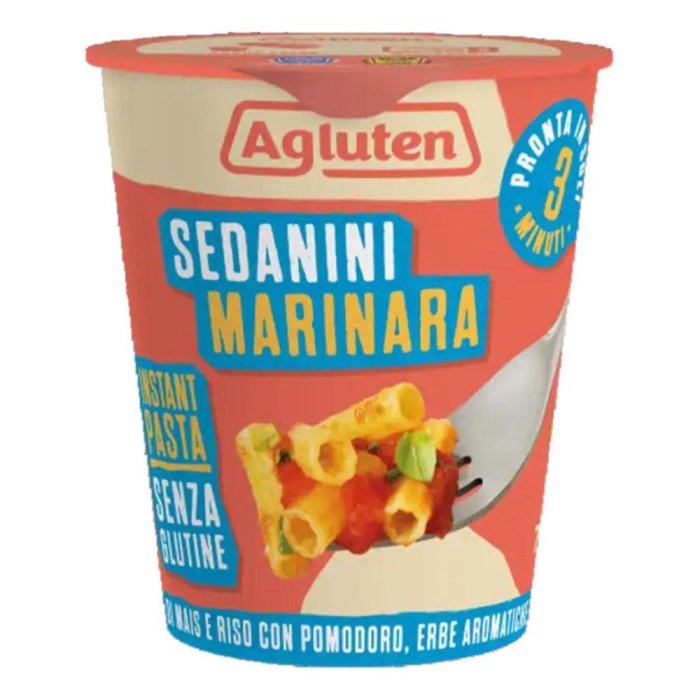 Agluten Sedanini marinara 70 g - pasta senza glutine al sugo marinara