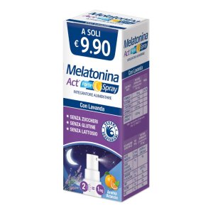 Melatonina Act Forte integratore per il riposo notturno spray orale 15ml