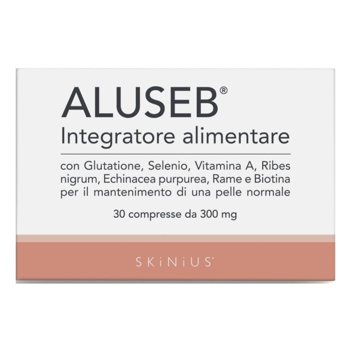 Skinius Aluseb Integratore per la Salute della Pelle e Benessere Generale 30 compresse