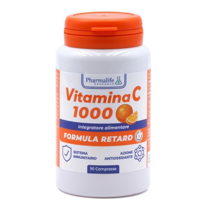 Pharmalife Research Vitamina C 1000 Formula Retard Integratore Alimentare 90 compresse