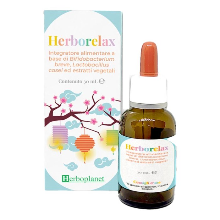 Herborelax 30 Millilitri Integratore Naturale Rilassante a Base di Estratti Vegetali per Sonno Tranquillo e Riduzione dello Stress