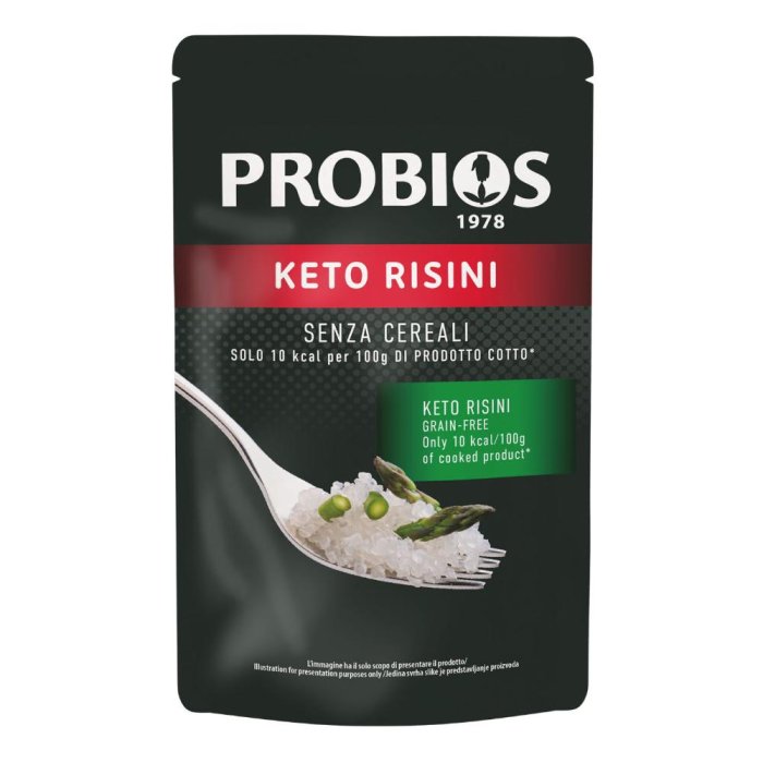Probios Keto risini 75 g - snack croccanti low carb gusto riso