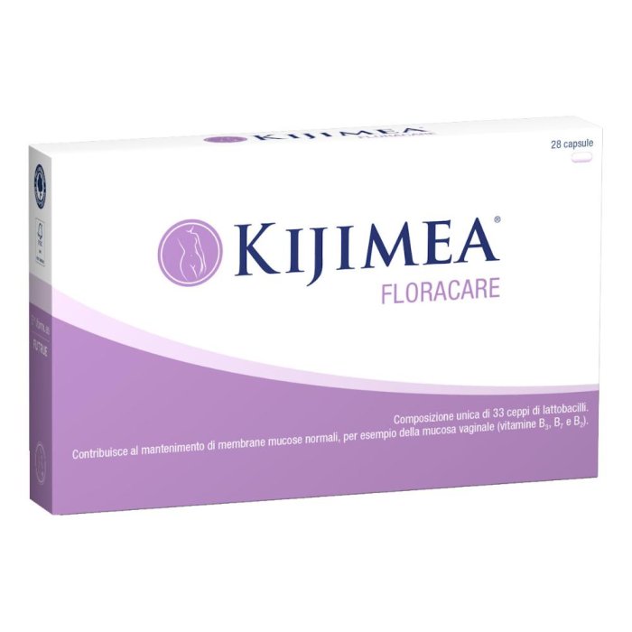 Kijimea Floracare 28 Capsule Integratore Probiotico per Equilibrio della Flora Intestinale e Benessere Digestivo