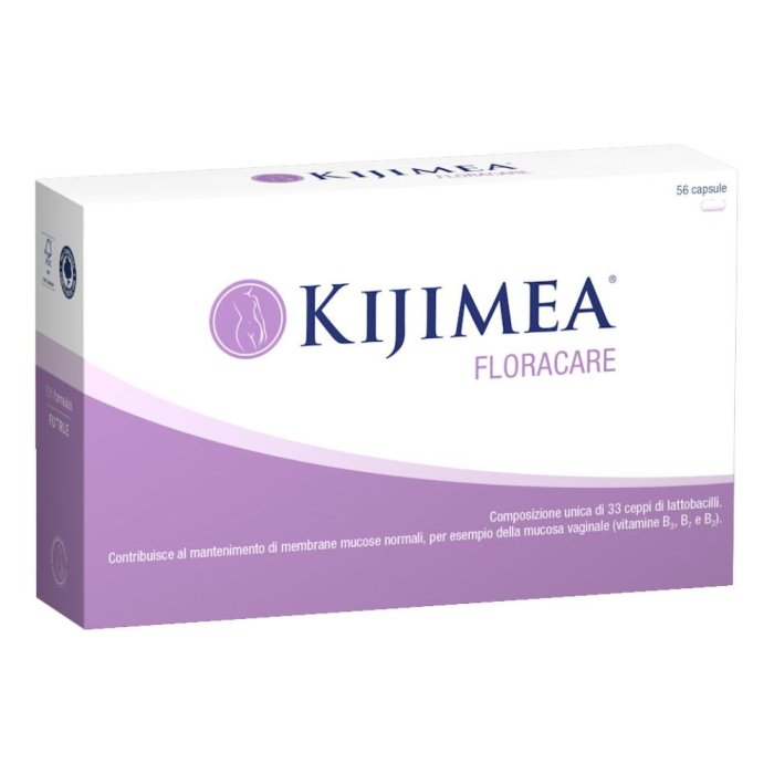 Kijimea Floracare 56 Capsule Probiotiche Integratore Intestinale per Equilibrio della Flora Batterica e Benessere dell’Intestino