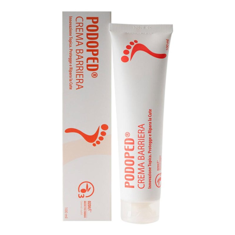 Crema Barriera Podoped Protettiva e Lenitiva per Piedi Mani e Pelle Sensibile