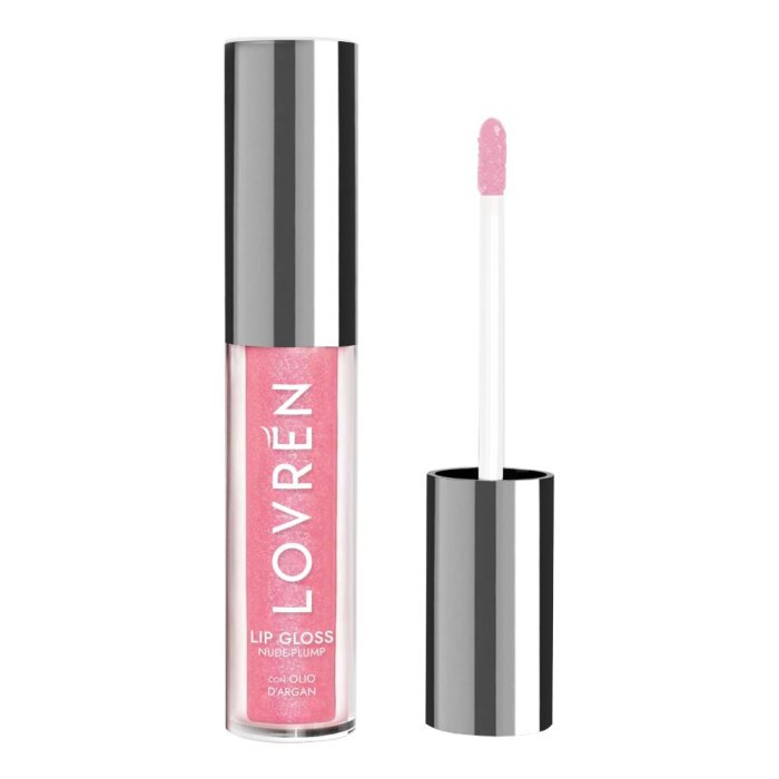 Lovrén Make Up - GL1 Lip Gloss Nude-Plump Volumizzante Labbra, 1.1g