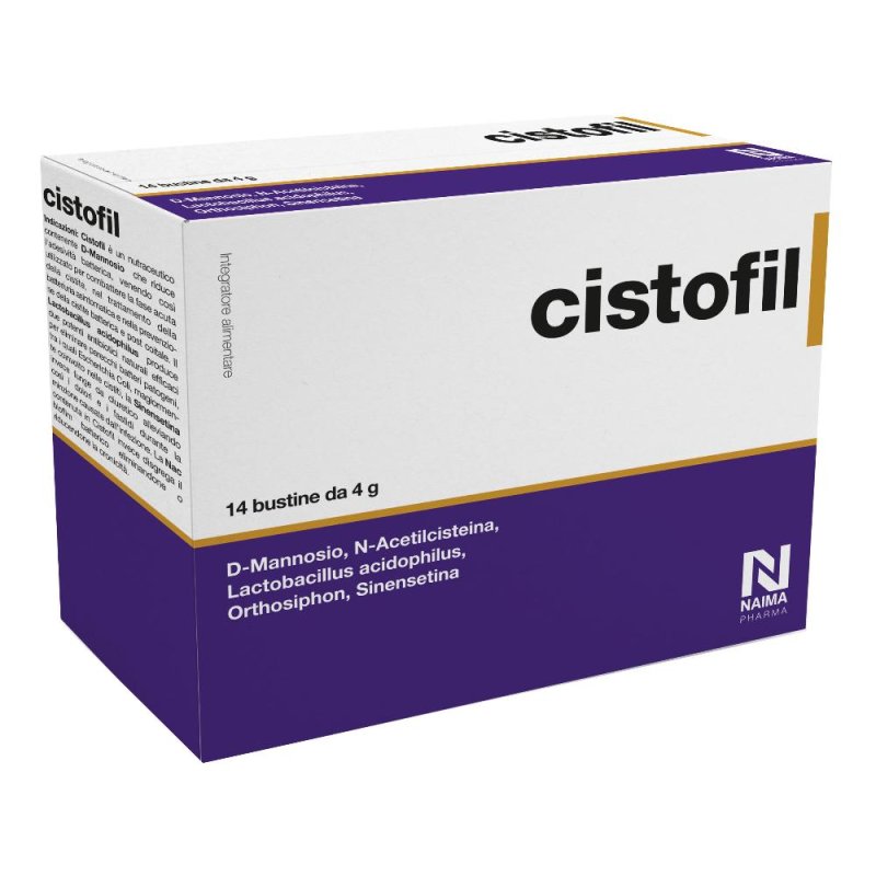 Cistofil - Nutraceutico per la Cistite e la Batteriuria Asintomatica 14 bustine 
