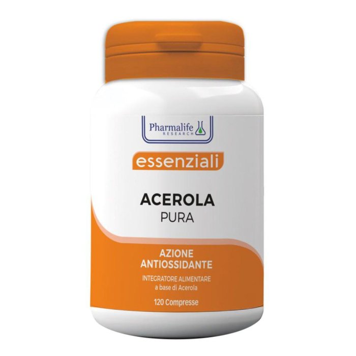 Acerola C Pura 120 Compresse Integratore di Vitamina C Naturale ad Alto Dosaggio