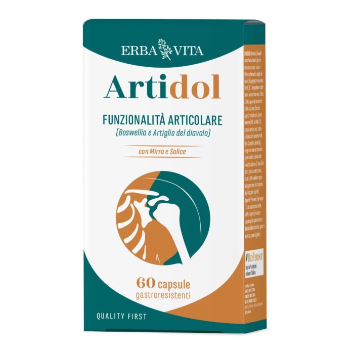 Artidol Erba Vita Integratore Naturale per Articolazioni e Cartilagini 60 Capsule