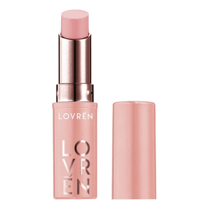 Lovrén Make Up - LB1 Lip Stick Balm Color Boost Burro Cacao Colorato Nude, 3.5g