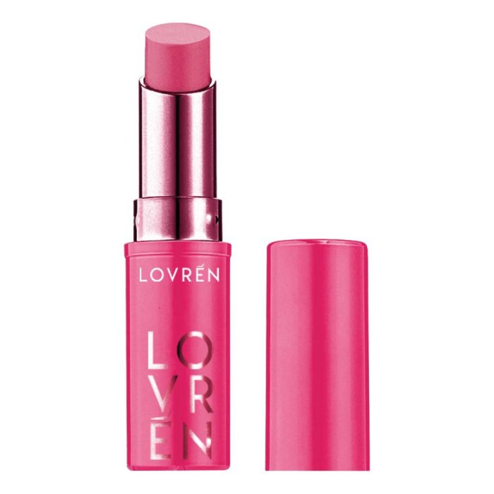 Lovrén Make Up - LB2 Lip Stick Balm Color Boost Burro Cacao Colorato Rubino, 3.5g