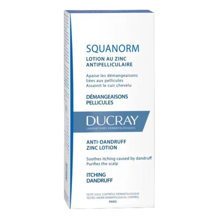 Ducray Kelual Squanorm - Lozione Fresh Control Forfora e Sensazione di Prurito 200 ml