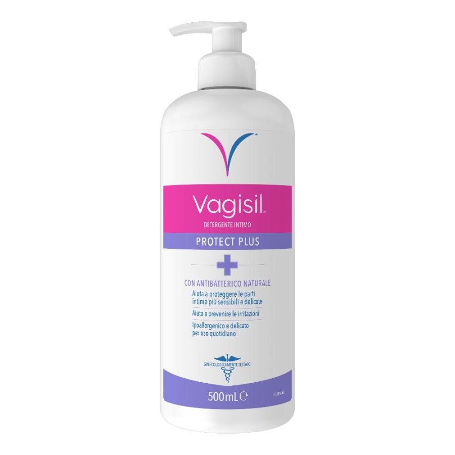Vagisil Protect Plus Detergente Intimo pH 4,8, 500ml Vagisil Protect Plus Detergente Intimo pH 4,8, 500ml