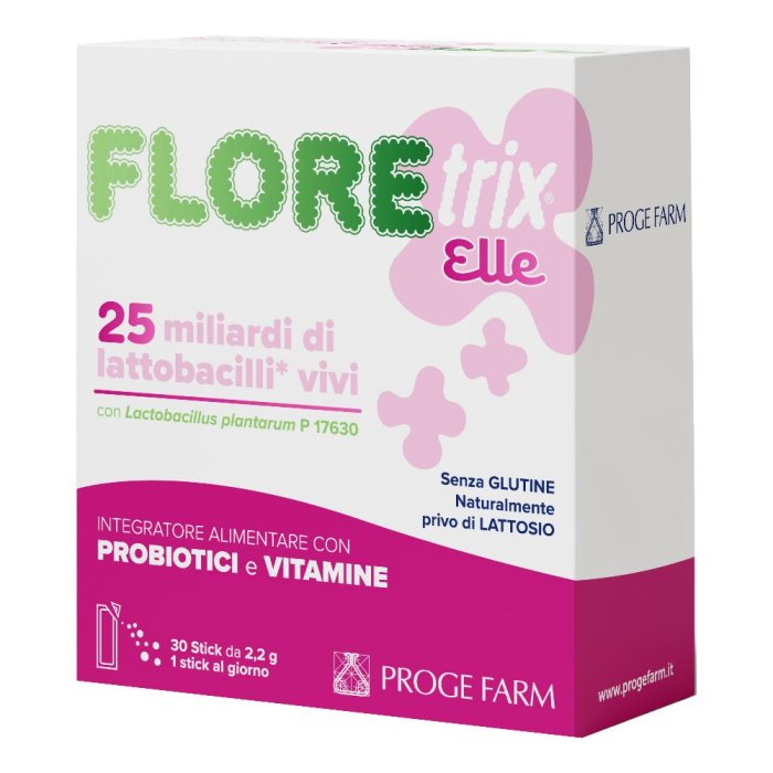Floretrix Elle Integratore Probiotico Donna 25 Miliardi Fermenti Lattici 30 Stick Orali per Flora Intima e Benessere Vaginale Prodotto Originale Schweiz Amazon