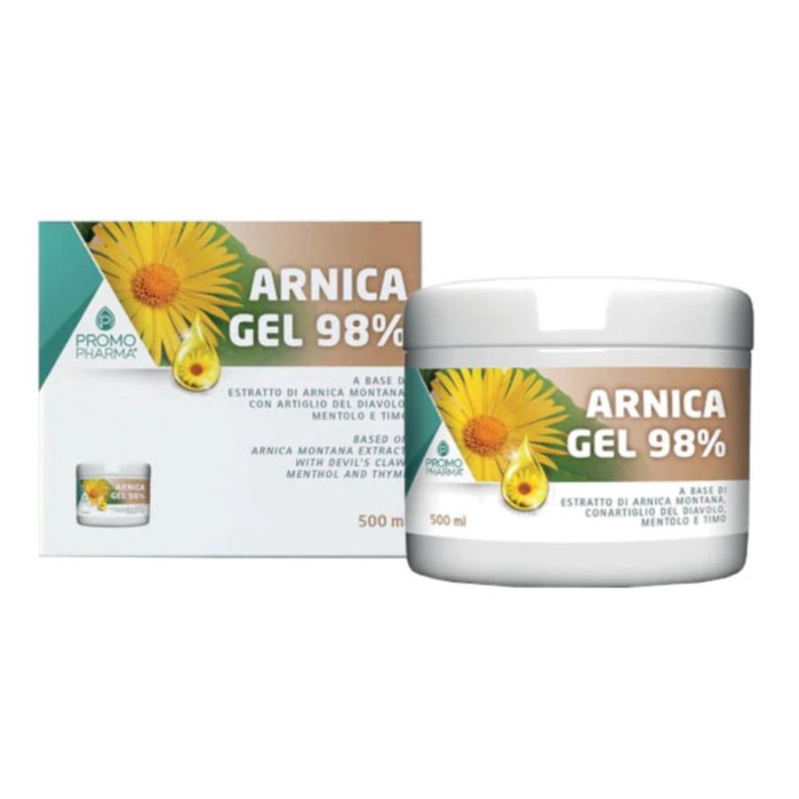 Gel Arnica 98% ad Alta Concentrazione 500 ml Formato Grande – Sollievo Naturale per Muscoli e Articolazioni Gel Arnica 98% ad Alta Concentrazione 500 ml Formato Grande – Sollievo Naturale per Muscoli e Articolazioni