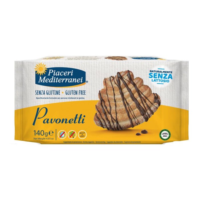 Piaceri Mediterranei Pavonetti 140 g - biscotti senza glutine tipo pavone