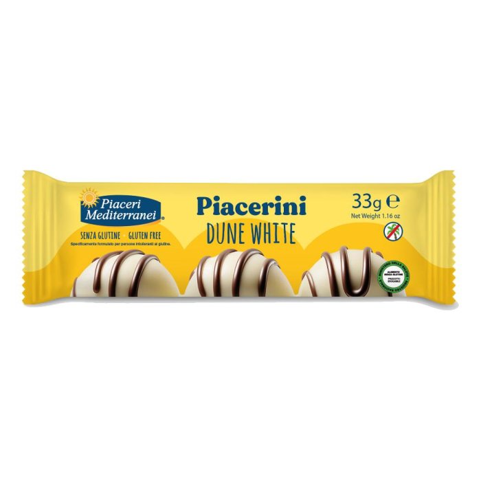 Piaceri Mediterranei Piacerini Dune wafer - snack wafer senza glutine