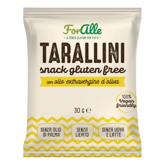 Foralle tarallini con olio extravergine d'oliva senza glutine 30 g
