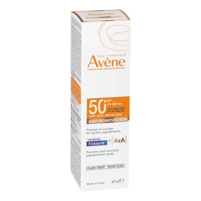 Avene Fluido Solare Antimacchie SPF 50+ Protezione e Uniformità 40 ml