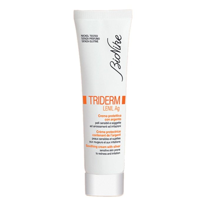 Triderm Lenil AG crema protettiva 30 ml - crema protettiva lenitiva con argento