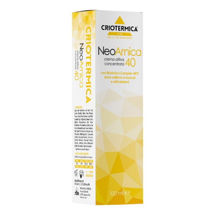 Neoarnica 40 gel 100 ml - gel allarnica per dolori muscolari e traumi