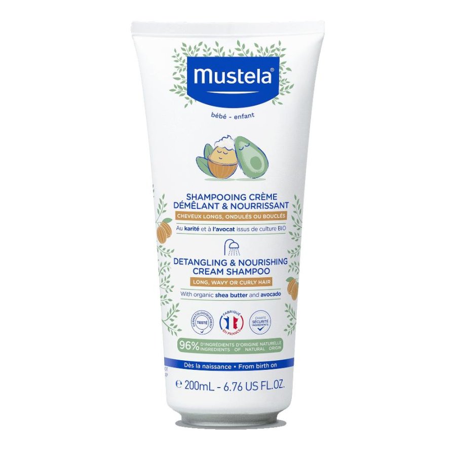 Mustela Shampoo Balsamo Nutriente Districante 200ml