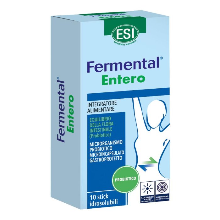 Esi Fermental Entero integratore per l'equilibrio della flora intestinale 10 stick idrosolubili